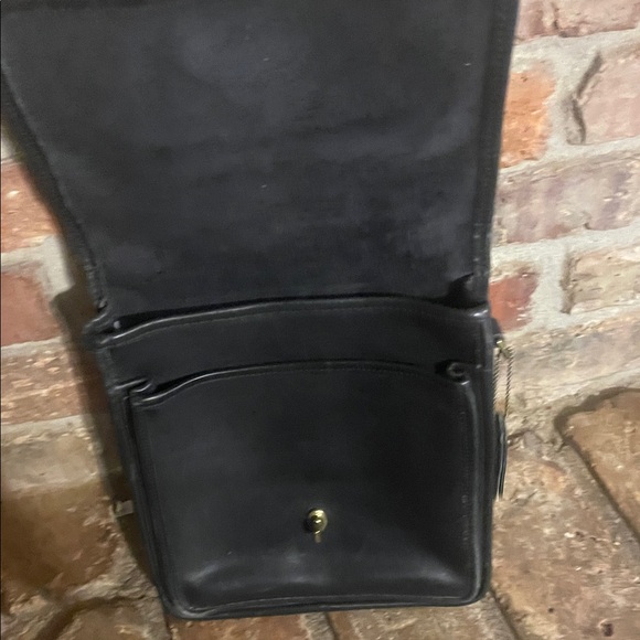 Vintage Coach Station Bag 5130 Black USA 1990 - Picture 7 of 12